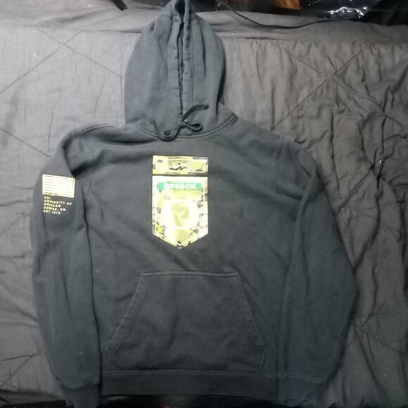 Nike Oregon Ducks Service Salute Hoodie Sweatshirt - Picture 2 of 6